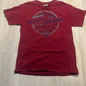 Harley-Davidson Maroon Graphic Tee